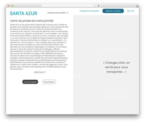 Pix - Elementor default WordPress theme - santa-azur.com