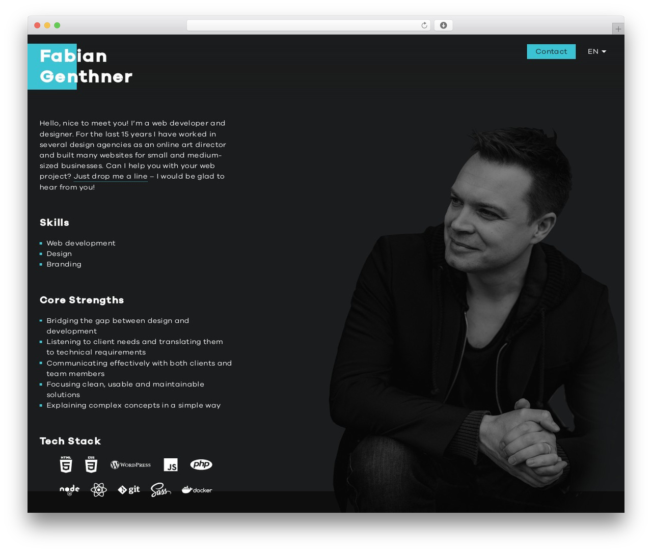 Theme WordPress Starter Theme - fabiangenthner.de