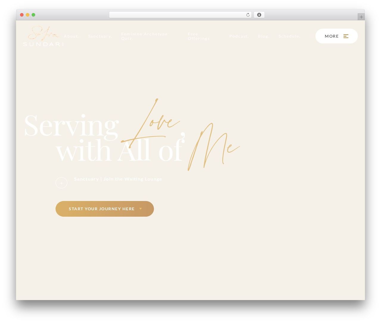 WordPress theme Sofia Sundari - sofiasundari.com