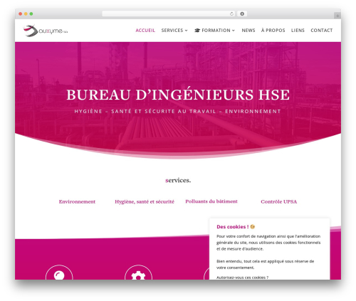 Divi mobile WordPress plugin - auxyme.ch