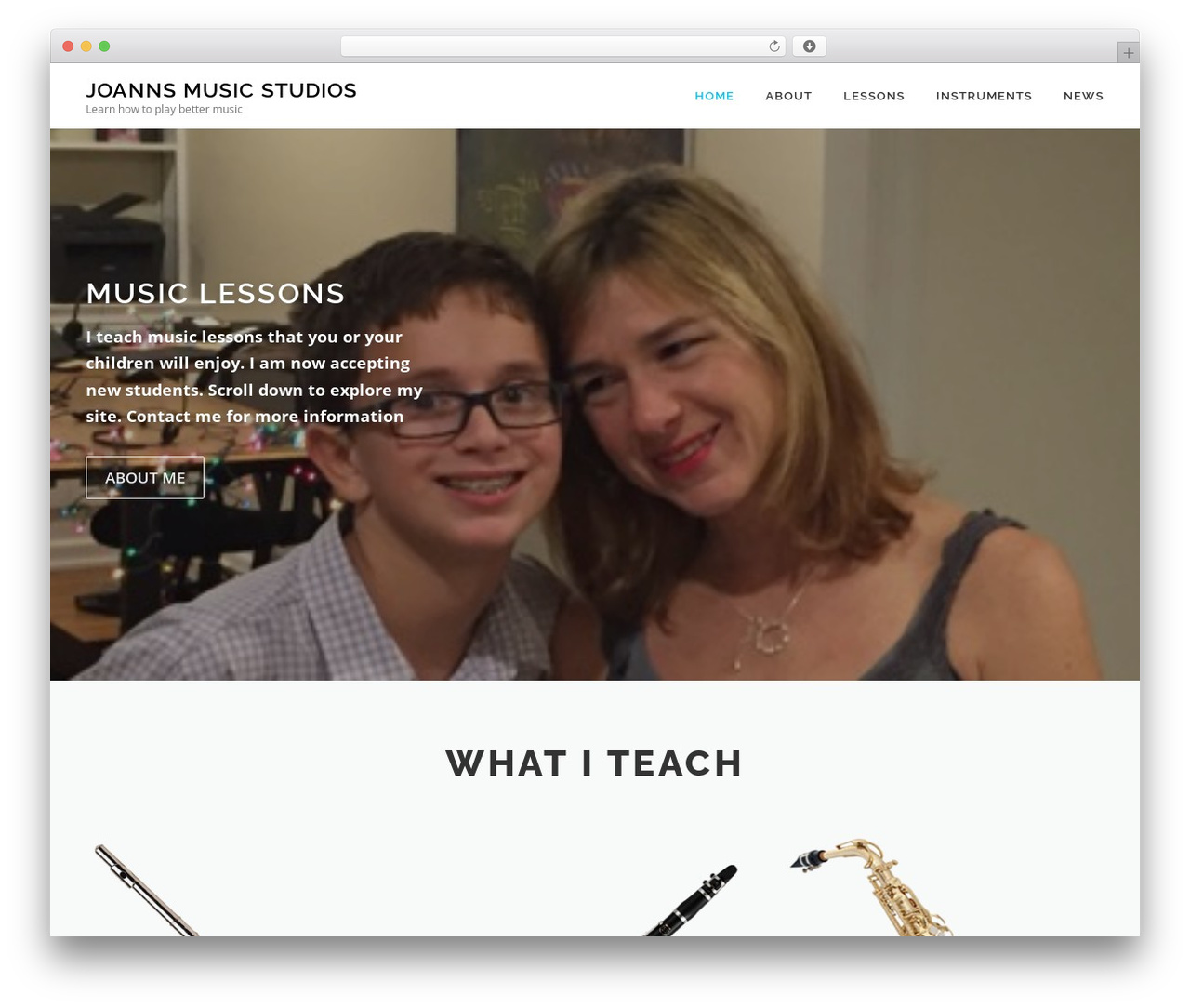 WordPress theme OnePress - joannsmusic.com WordPress theme OnePress - joannsmusic.com