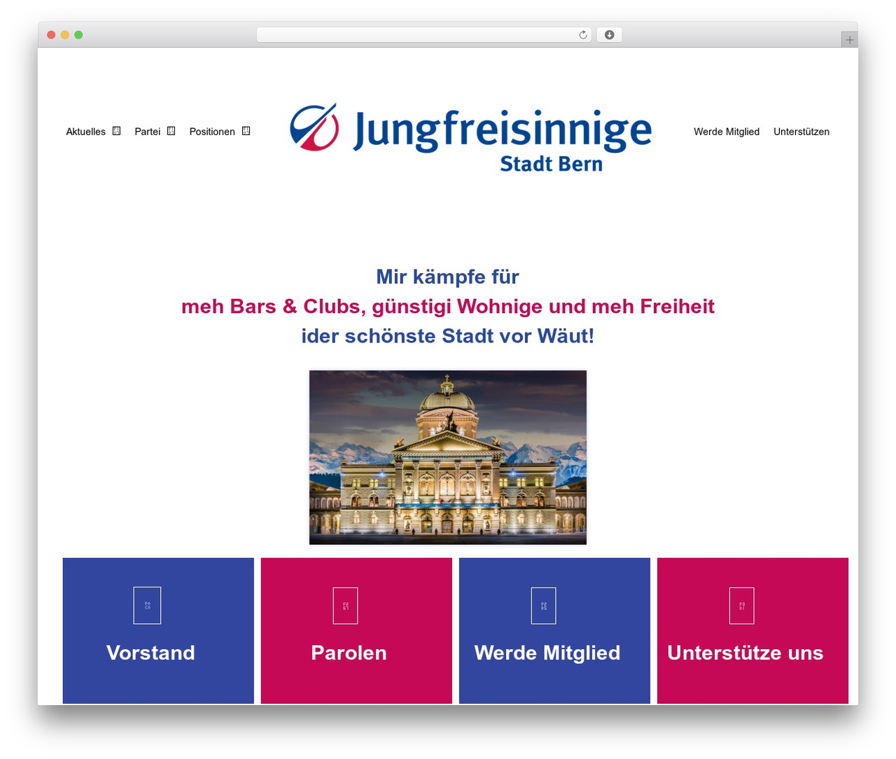 Avada theme WordPress - jfstadtbern.ch