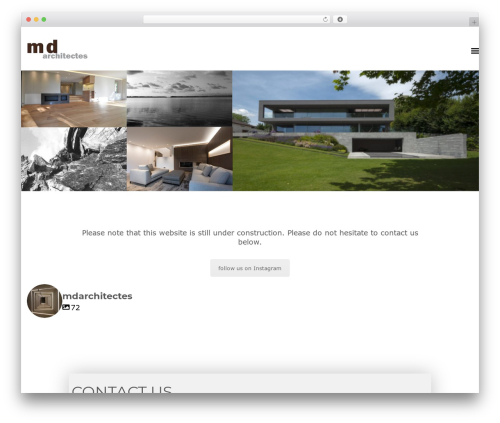 Berger theme WordPress - md-architectes.com