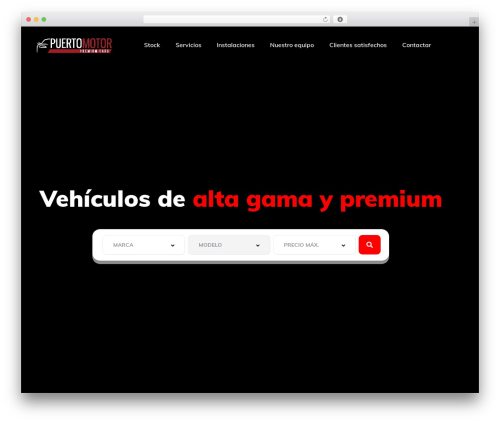 Best WordPress theme Vehica - puertomotor.es