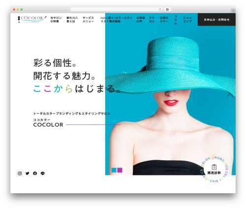 cocolor Theme WordPress theme - cocolor.biz