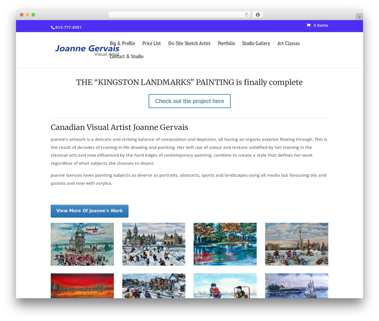 Divi theme WordPress - joannegervais.com