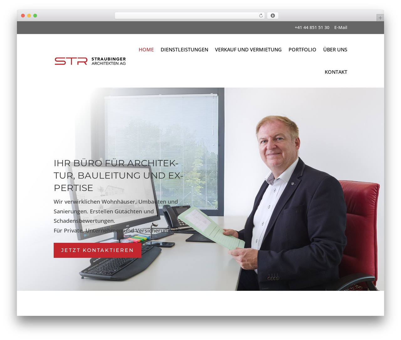 Divi theme WordPress - str-architekten.ch