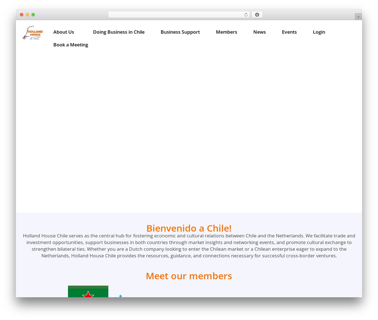 Hello Elementor WordPress theme design - hollandhouse.cl