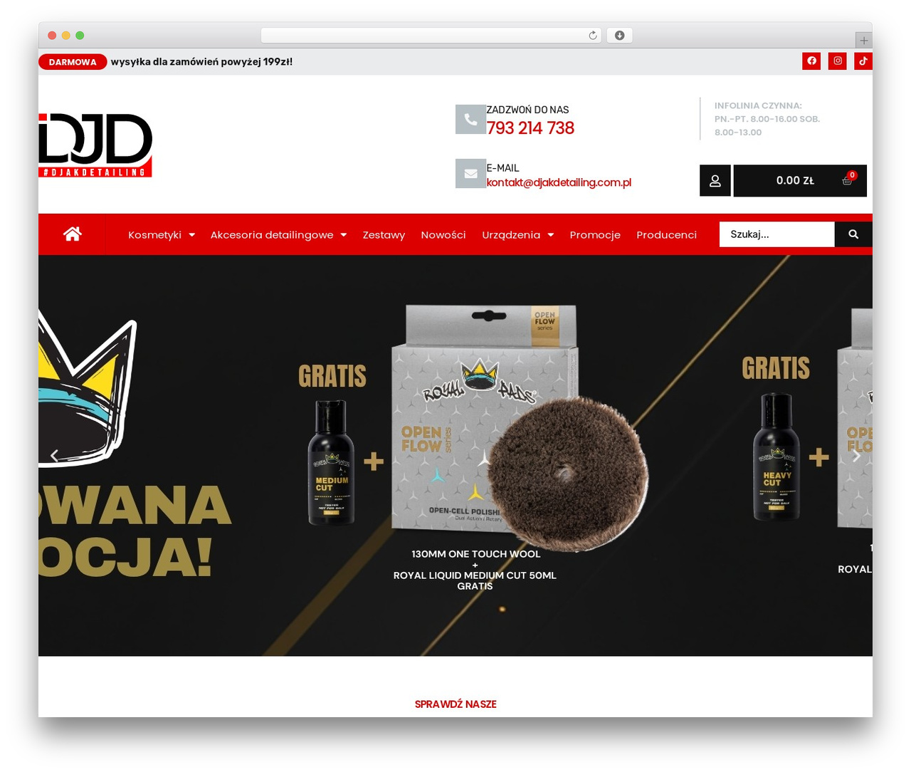 Hello Elementor WordPress theme - djakdetailing.com.pl