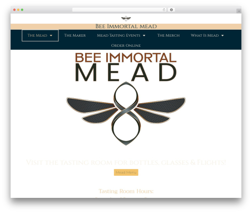 Intergalactic 2 WordPress theme - beeimmortalmead.com
