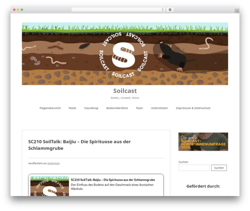 Noto Simple theme WordPress - soilcast.de