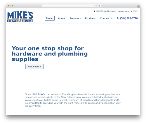 Gon services menu WordPress plugin - mhsnola.com