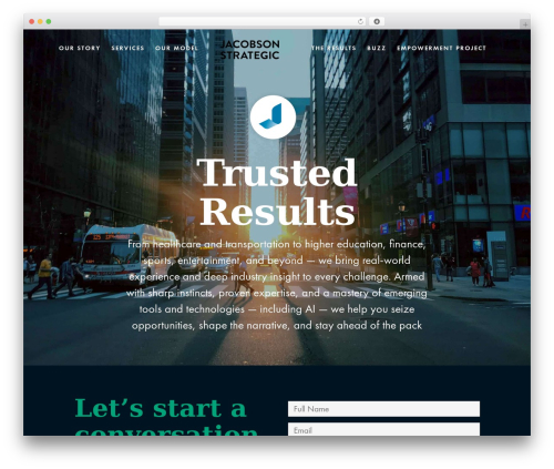 Theme WordPress Divi - jacobsonstrategic.com