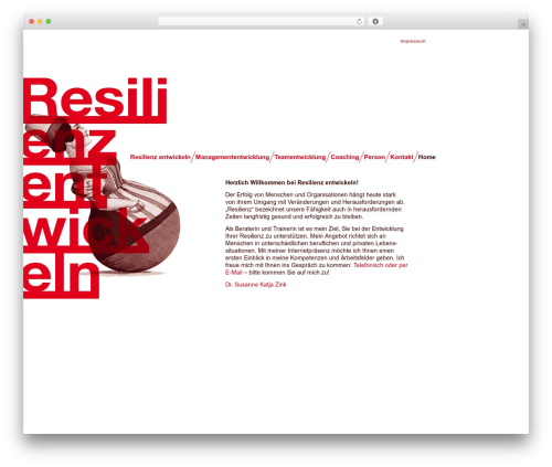 Theme WordPress Resilienz - resilienz-entwickeln.de