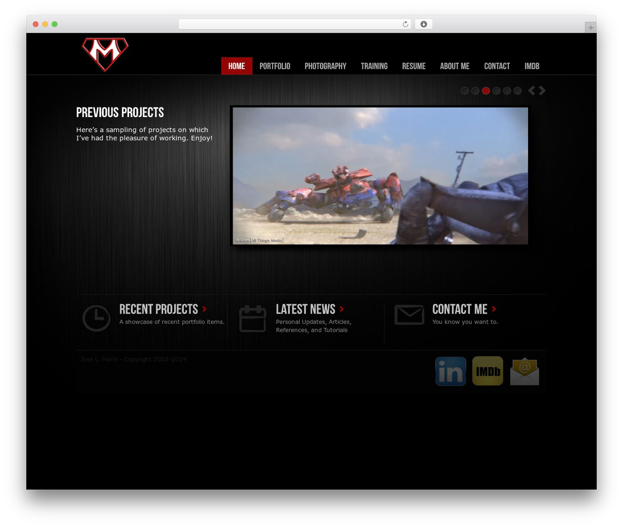 Titanium Folio WordPress theme - joselmarin.com Titanium Folio WordPress theme - joselmarin.com