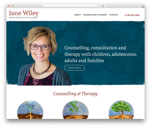 WordPress theme Big Pixel Creative Base - janewiley.ca