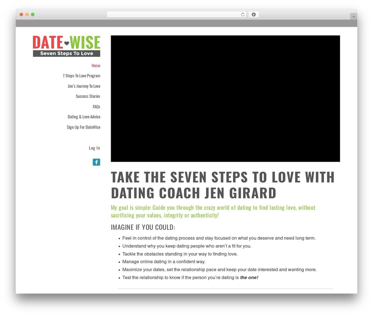 WordPress theme DateWise - jengirard.com