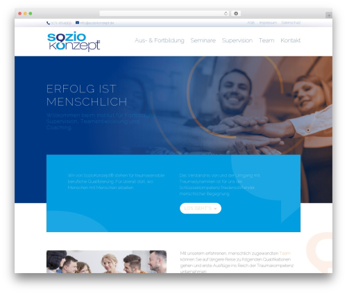 WordPress theme Divi - soziokonzept.de