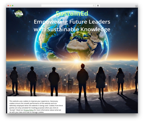 WordPress theme Geya - sustain-ed.eu