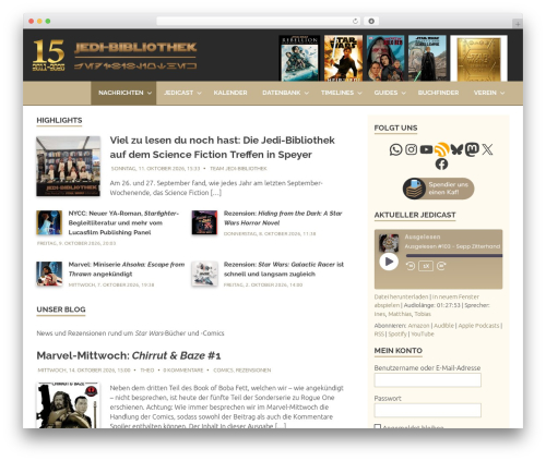 Poseidon pro WordPress plugin - jedi-bibliothek.de