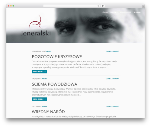 WordPress theme Xylus - jeneralski.eu