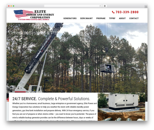 WordPress website theme Beaver Builder Theme - elitepowerandenergycorp.com