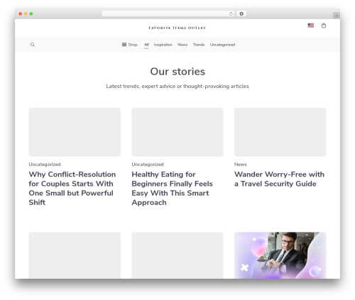 Botticelli WordPress ecommerce theme - favoriteitemsoutlet.shop