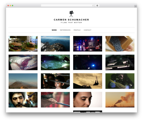 CS WordPress theme - carmenschumacher.com