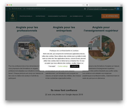 Customify pro WordPress plugin - englishproficiency.co.uk