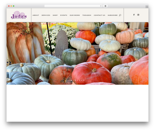 Divi theme WordPress - jadasgarden.com