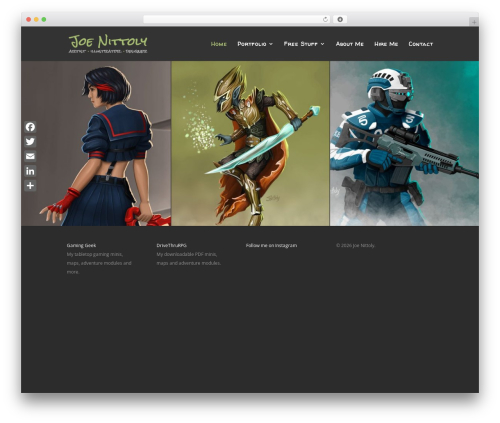 Divi WordPress theme - joe.nittoly.ca