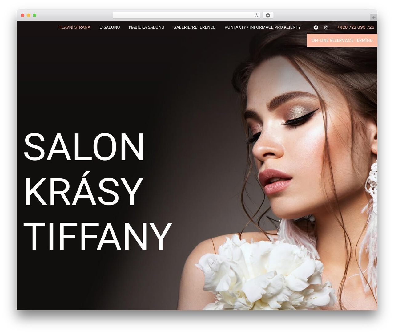 Hello Elementor WordPress theme - salontiffany.cz