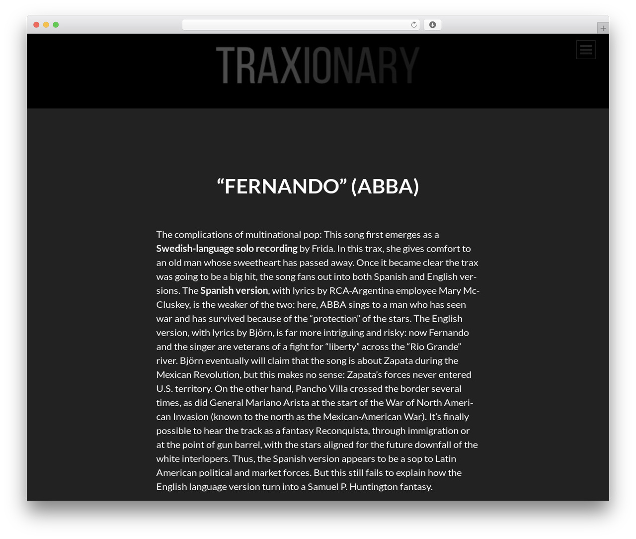 Intergalactic WordPress theme - traxionary.com Intergalactic WordPress theme - traxionary.com