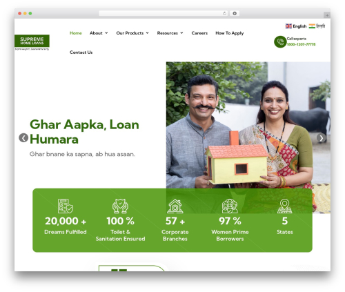 Modins themer WordPress plugin - supremehomeloans.com