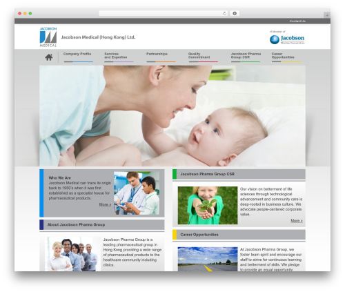 Progress Wordpress Theme company WordPress theme - jacobsonmedical.com.hk