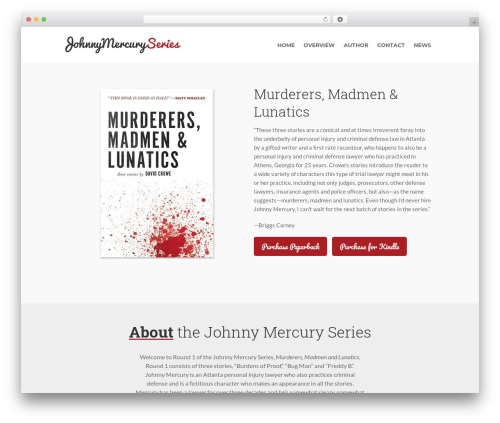 WordPress theme Ethority - johnnymercuryseries.com
