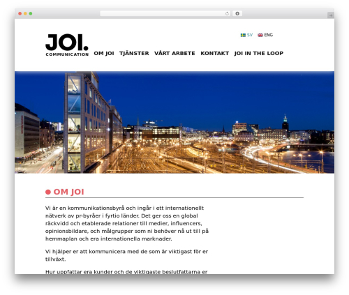 WordPress theme Theme - joi.se
