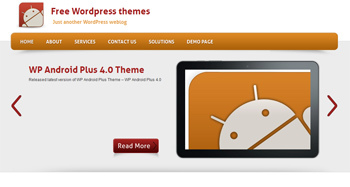 Wp Android Plus premium WordPress theme by Jos