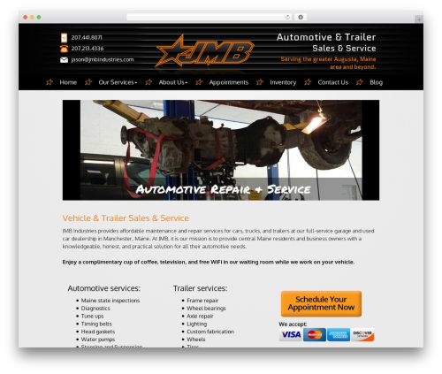 wp-bootstrap best WordPress theme - jmbindustries.com