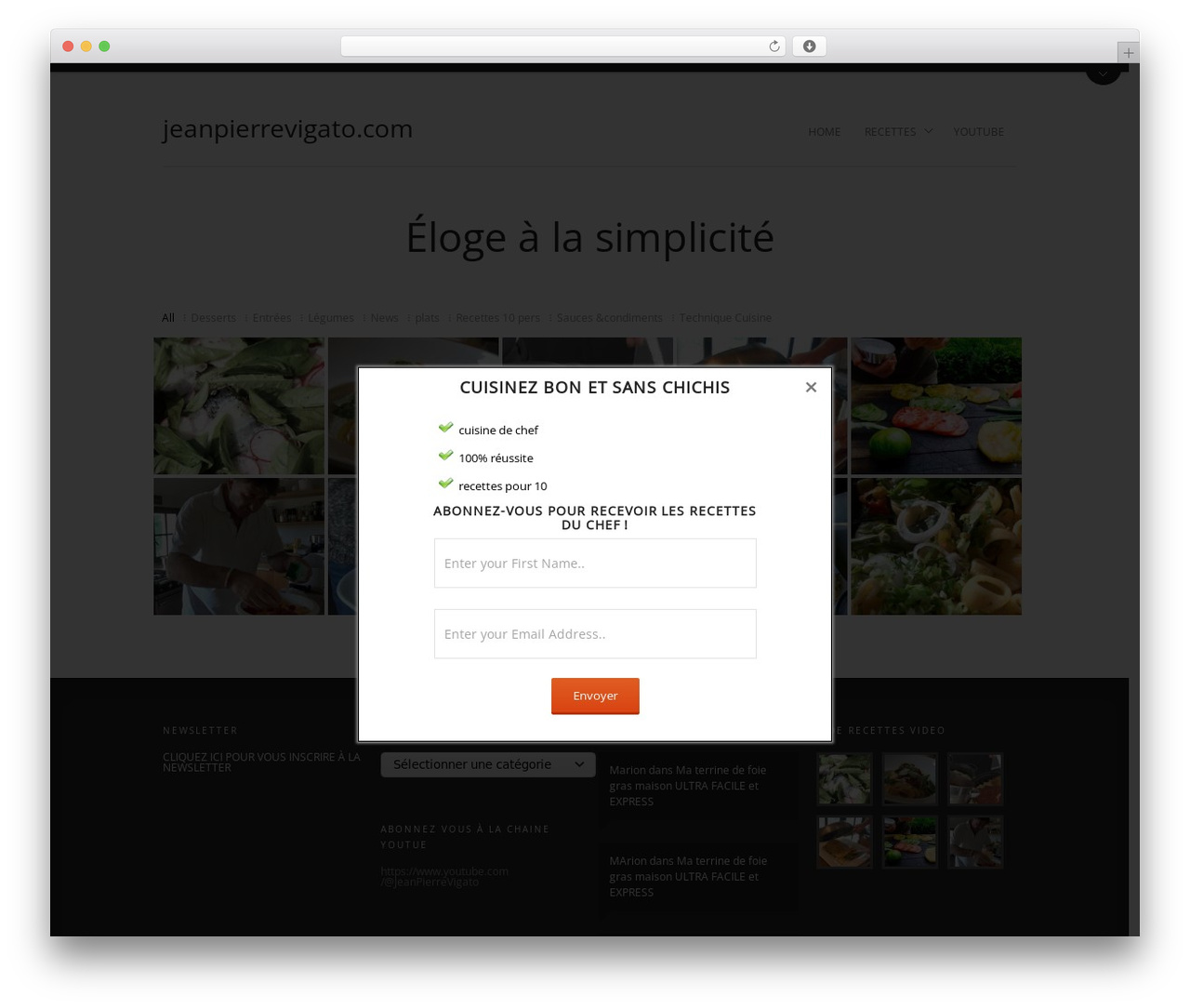 Aware WordPress theme - jeanpierrevigato.com