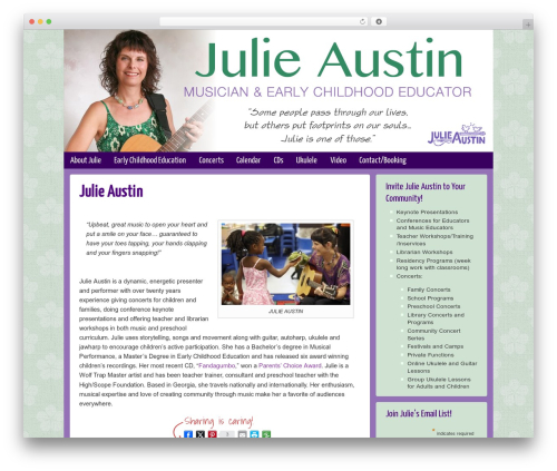 Shortcodekid WordPress plugin - julieaustin.com