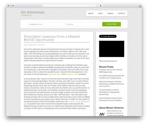 Contango theme WordPress - jimscheinman.com Contango theme WordPress - jimscheinman.com