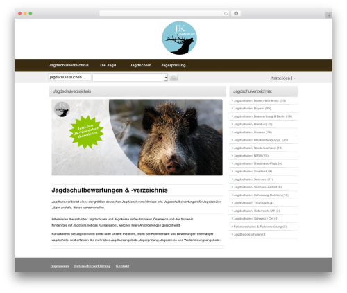 DirectoryPress WordPress theme - jagdkurs.net