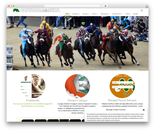 DMS WordPress theme - contradadellaselva.it