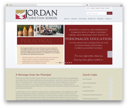 EducationAcademy WordPress theme - jordanchristian.ca