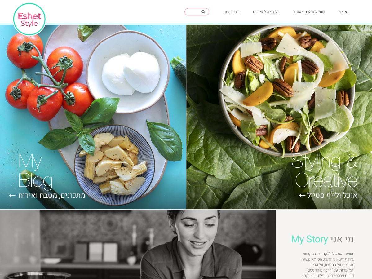 Eshet Theme WordPress theme design