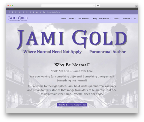 Layers WordPress theme - jamigold.com