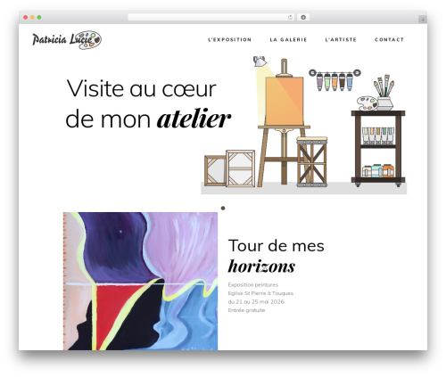 Maree WordPress theme - patricialucie.com