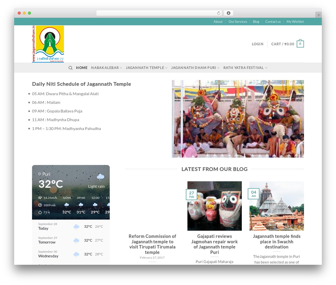 Theme WordPress Flatsome - jagannathdham.in