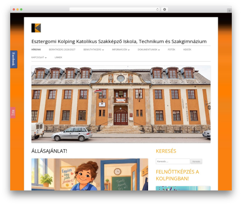 Tiny Forge WordPress theme design - kolping-egom.hu